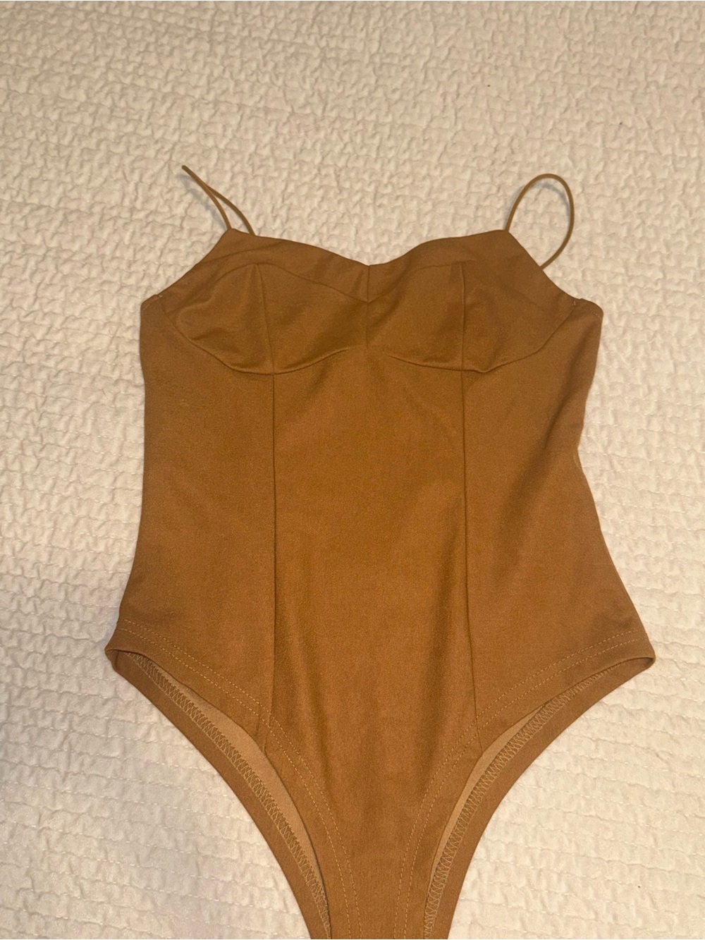 Brown Girls' One-Piece Bodysuit